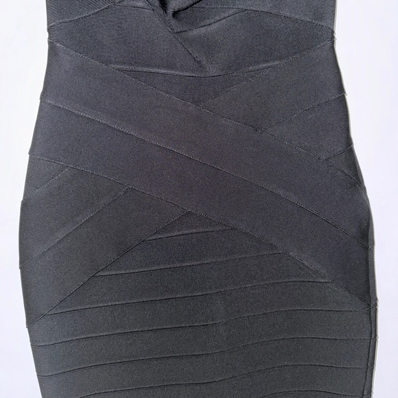 HOUSE OF CB Leyla Bandage Dress in Black - Picture 5 of 7